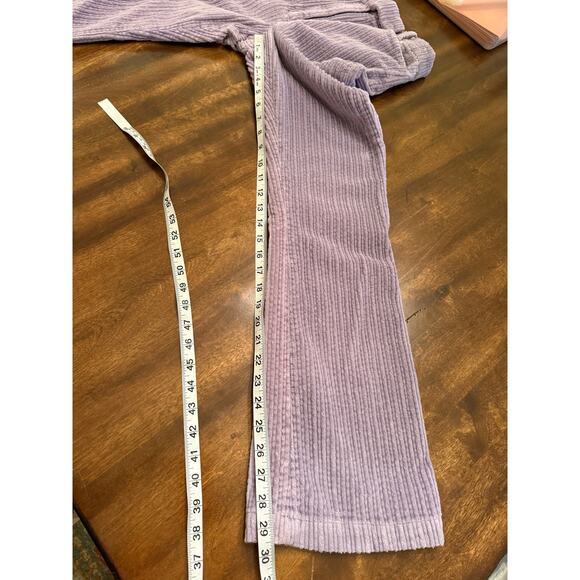& Other Stories Women's Lilac Purple High Rise Corduroy Pants Size 4 90s Y2K - Picture 9 of 12